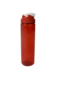 Vaso Braniff de 750 ml transparente rojo