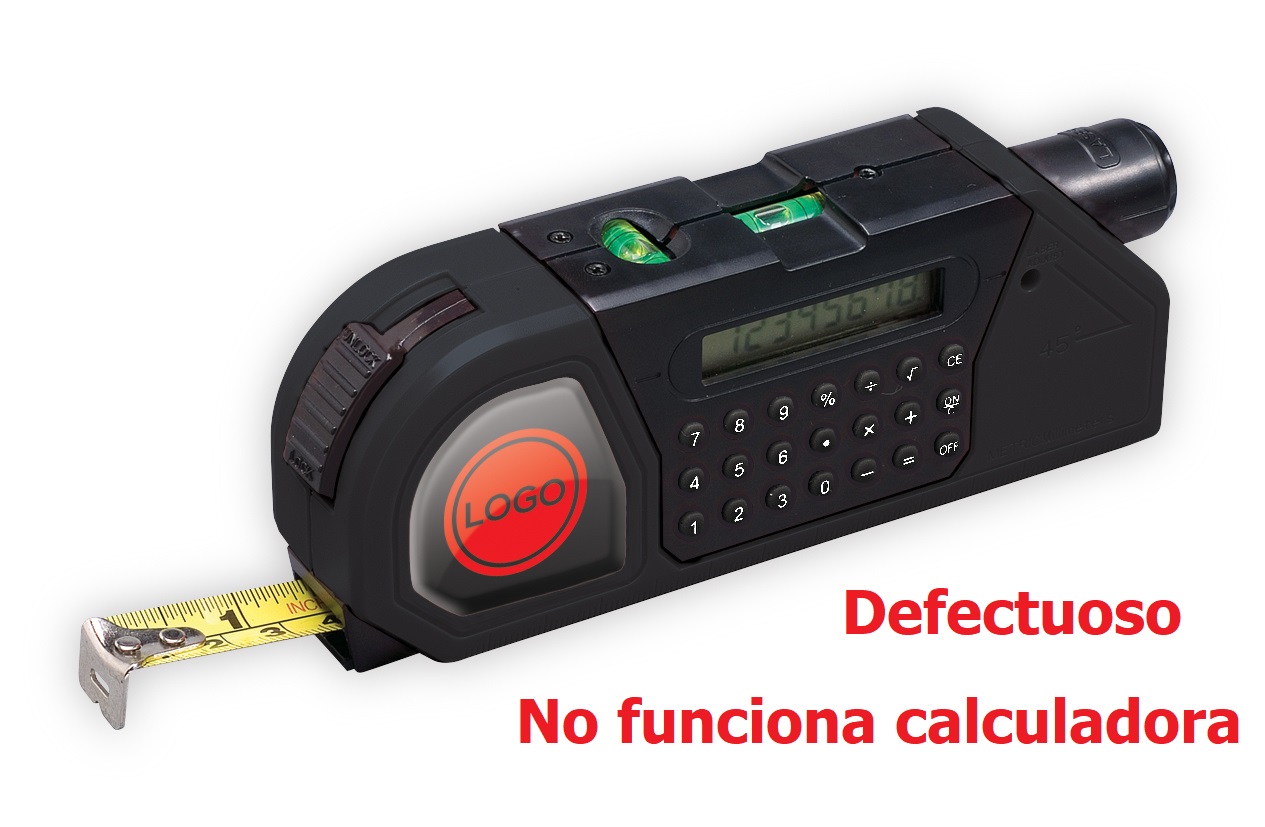  Flexómetro con nivel - No funciona calculadora